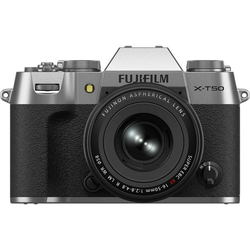 Fujifilm X-T50 Mirrorless Camera with XF 16-50mm f/2.8-4.8 Lens - Silver