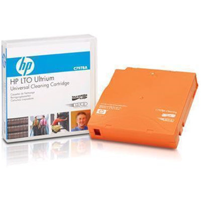 HP C7978A Ultrium LTO Cleaning TAPE Universal Compatible with LTO-1 Ultrium, LTO-2 Ultrium, LTO-3 Ultrium, LTO-4 Ultrium, LTO-5 Ultrium, LTO-6 Ultrium, LTO-7Ultrium, LTO-8 Ultrium