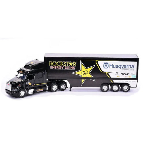 NEW RAY MODEL NR-10963 - MODEL NEW RAY HUSQVARNA ROCKSTAR ENERGY TEAM TRUCK