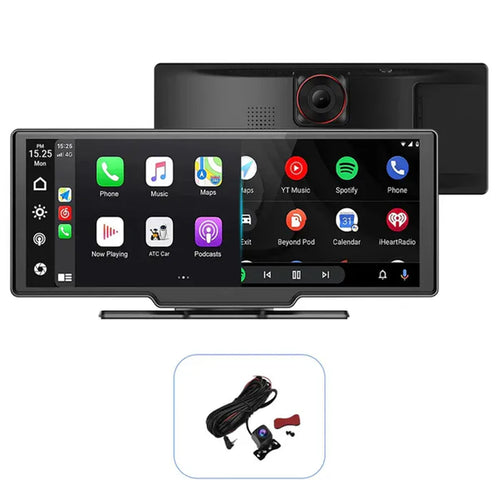 OTTOCAST N92C CARPLAY & ANDROID AUTO WIRELESS SCREEN 10" WITH 2K FRONT CAMERA + REAR CAMERA
