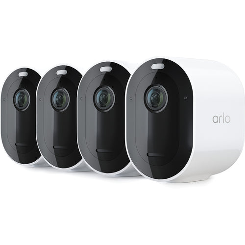 Arlo Pro 6 2K Outdoor Wire-Free Battery Camera - 4 Pack