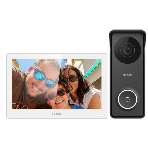 HiLook HA-KIT-H1 - Hybrid Intercom Kit w/ 7'' Colour Touch Screen & 2MP IP Indoor Station Analog Door