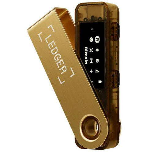 Ledger Nano S Plus Crypto Hardware Wallet - Gold