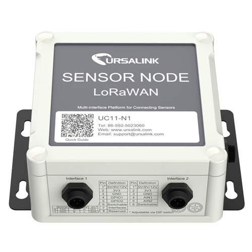 Milesight UC11-N1-868 - Ursalink LoRaWAN EU868 IoT-Client mit GPIO, RS232/RS485 umschaltbar, 3,3V-Ausgang und 5/9/12V-Ausgang