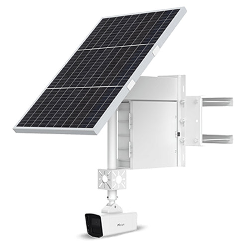 Milesight 4MP 4G,WiFi and Ethernet Solar-powered LPR Security Camera kit
