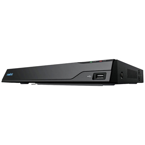 Reolink NVS16 4K 16-Channel 1U 2-Bay NVR with 4TB HDD & 16-Port PoE (400W)