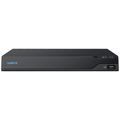 Reolink NVS16 4K 16-Channel 1U 2-Bay NVR with 4TB HDD & 16-Port PoE (400W)