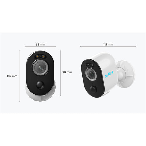 Reolink Argus 3E 3MP/2K Outdoor Wire-Free Battery Camera
