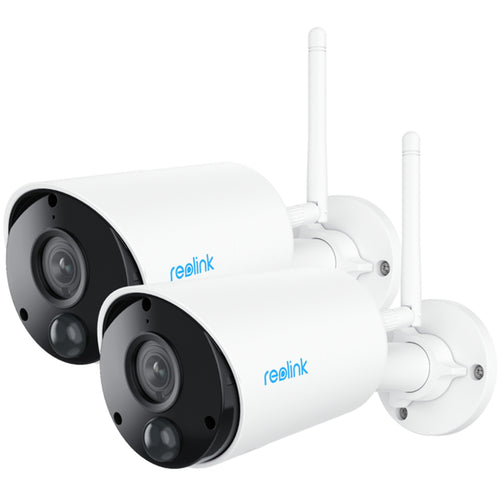 Reolink Argus Eco V2 3MP/2K Outdoor Wire-Free Battery Camera - 2 Pack