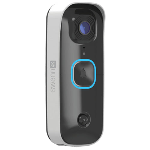 Swann SwannBuddy 8MP/4K Outdoor Wire-Free Video Doorbell with Chime