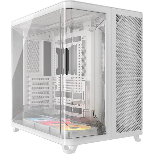 Corsair Air 5400 RS-R ARGB Tempered Glass ATX Gaming Case - White