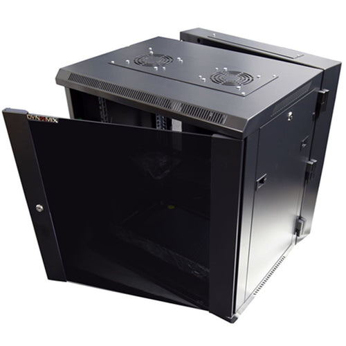 DYNAMIX RSFDS24-600 - 24RU 600mm Deep Universal Swing Wall Mount Cabinet. Backmount (600 x 600 x 1167mm)