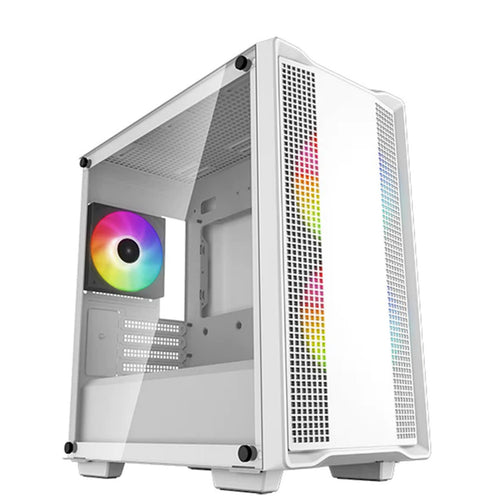 DEEPCOOL CC360 ARGB Tempered Glass mATX Mini Tower Case - White