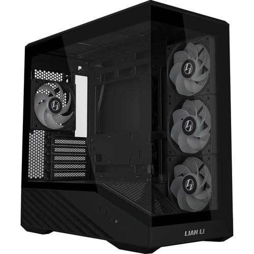 Lian Li Vector V100 Mini RGB Tempered Glass mATX Mini Tower Gaming Case - Black