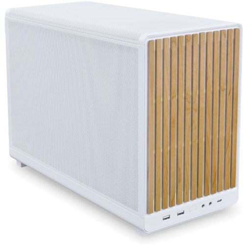 Lian Li DAN-A3 Mini Tower Gaming Case - White Wooden