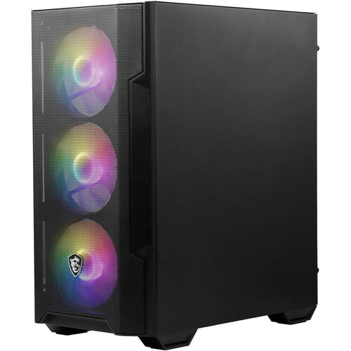 MSI MAG FORGE M100R Tempered Glass Mini Tower Case - Black