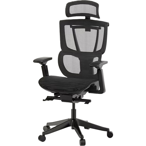 FlexiSpot C7 Mesh Premium Ergonomic WFO & WFH Office Mesh Chair - 3D Rotating Armrest, Lumbar Support, Max Weight 136kg, Recommended for Height 165-190cm