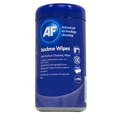 AF Isoclene Anti-Bacterial Office Wipes Tub - 100