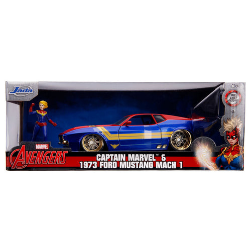 Jada JA31193 - JADA 1/24 HWR - '73 MACH 1 MIT CPT MARVEL