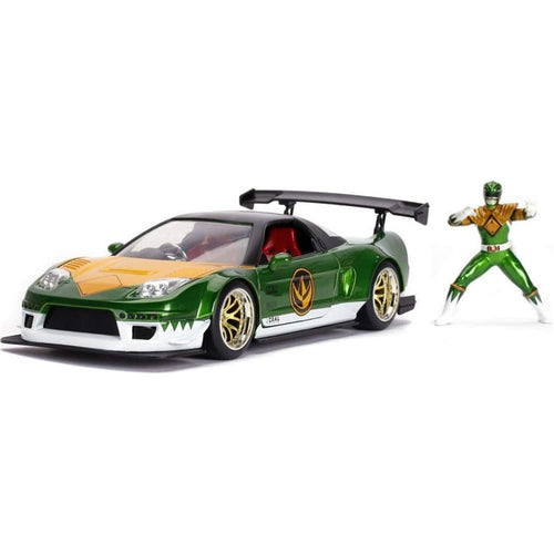 Jada JA31909 - JADA 1/24 HWR '02 HONDA NSX W/GREEN RANGER