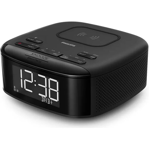 Philips TAR7705 Bluetooth Clock Radio with Qi Charging