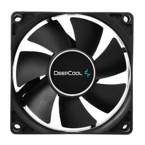 Deepcool 80mm Hydro Bearing Case Fan with 4-pin Molex Connector. Blackcase & black blades