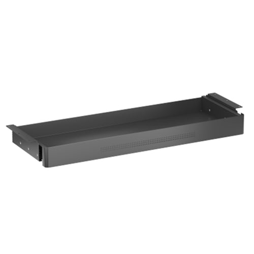KONIC Ultra Slim Under Desk Storage Drawer - Black - Dimensions 788x266 - 462x73mm - Applicable to 1m x 0.7m or above standing desk. Fits For Flexispot & Loctek Desk