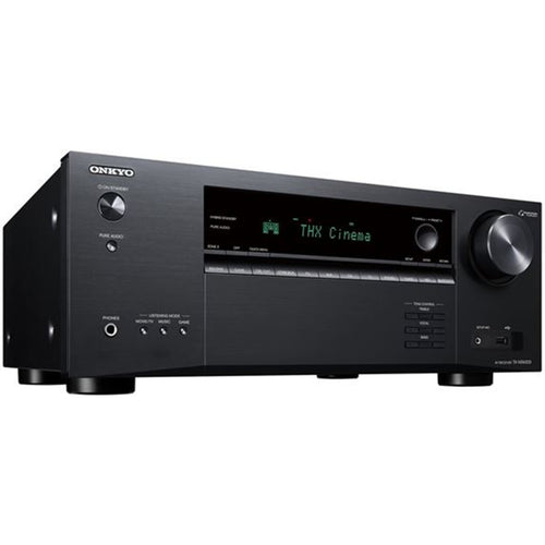 ONKYO TXNR6100B - 7.2-Kanal-Heimkino-Netzwerk-AV-Receiver. 210 Watt pro Kanal. 1x Phono