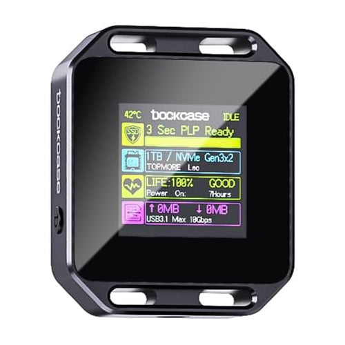Dockcase Photography Edition Pocket Smart 2230 M.2 NVMe SSD Enclosure - Matte Black