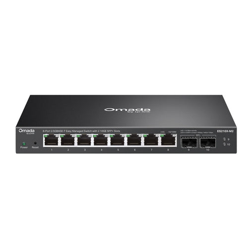 Omada ES210X-M2 8-Port 2.5GBASE-T Easy Managed Switch with 2 10GE SFP+ Slots