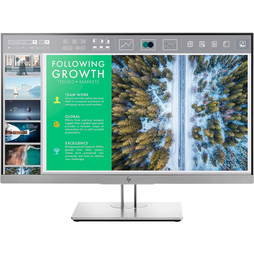 HP EliteDisplay E243 24" FHD Monitor (A-Grade Refurbished) OEM STAND - DisplayPort - HDMI - VGA - IPS - 5ms - 18-Month Warranty - Certified Refurbished