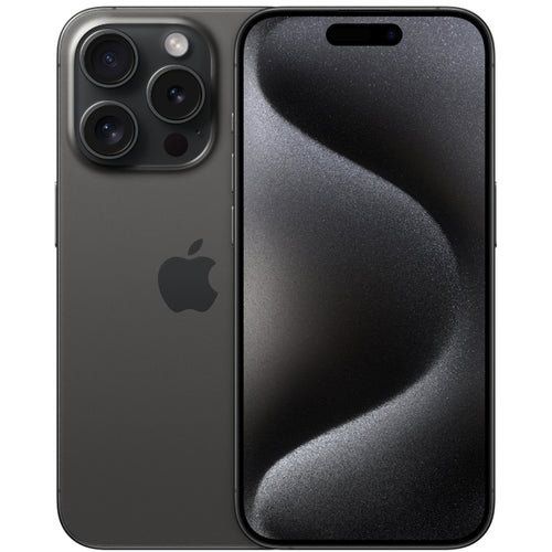 Apple iPhone 15 Pro 256GB - Black Titanium - (A-Grade Refurbished) with Cable - 18-Month Warranty - Certified Refurbished