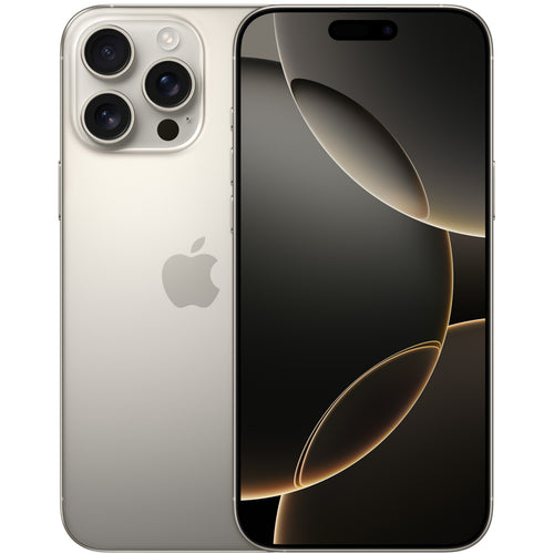 Apple iPhone 16 Pro Max 512GB - Natural Titanium - (A-Grade Refurbished) with Cable - 18-Month Warranty - Certified Refurbished
