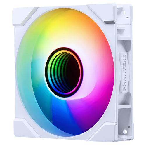 Phanteks M25 G2 120mm PWM ARGB Fan, Reverse, White, 3 Pack