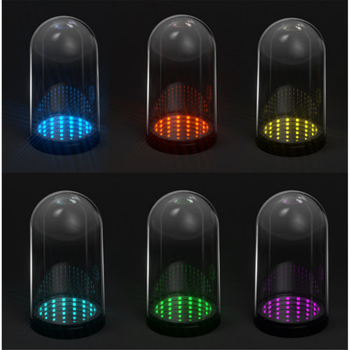DOBE RGB LED Figure Dust Protect Case Thousand-layer Mirror Figure Display Box