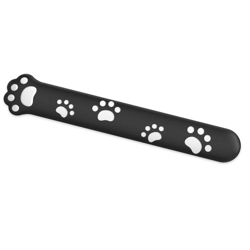 Playmax PPPWRB Playmax Paw Print Wrist Rest - Black and White