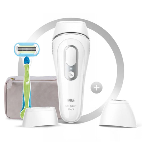 Braun Silk Expert Pro 3 for Women and Men IPL Hair Removal System
