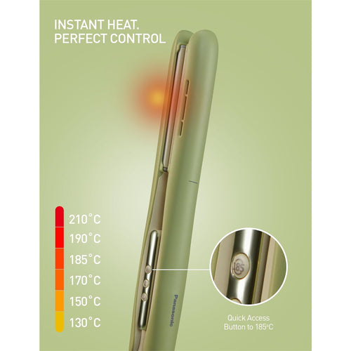 Panasonic 2-Way Hair Straightener and Styler (Matcha Green)