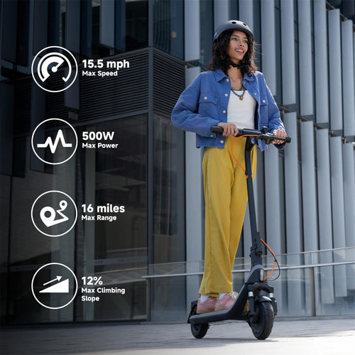 Segway E2 PlusII E Scooter - Black