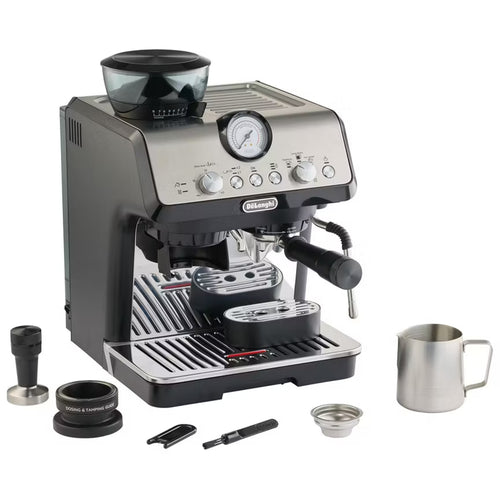 Delonghi Manual Coffee Machine Espresso & Cappuccino Maker with Grinder