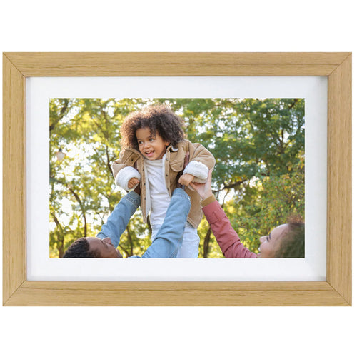 FotoStream 7" WIFI Digital Photo Frame IPS Touch Screen with Frameo and two extra frames - 8GB Built-in Memory - Touch Panel - Smart Frameo App Support - Android & IOS Support - 2.4G HZ