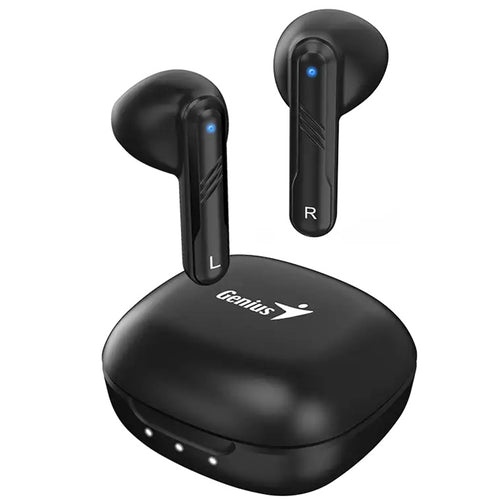 Genius HS-M905BT True Wireless Bluetooth V5.3 Earbuds - Black HiFi quality sound with bass