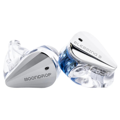MOONDROP BLESSING 3 2DD + 4BA Hybrid Wired In-Ear Monitor Headphones - Silver