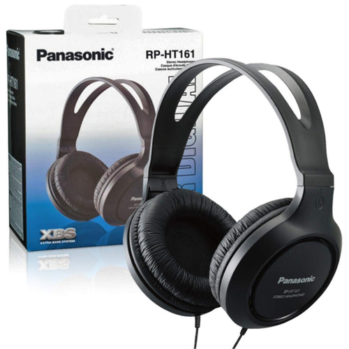 Panasonic RP-HT161 Wired Over-Ear Headphones - Black