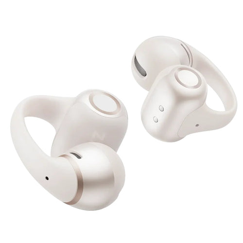 Shokz OpenDots 2 Premium Open-Ear True Wireless Clip-On Sports Earbuds - Pearl White