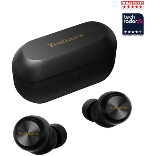 Technics AZ100 Flagship Noise-Cancelling True Wireless Headphones - Black