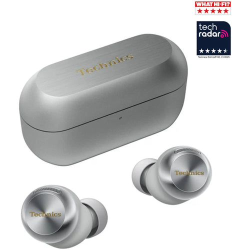 Technics AZ100 Flagship Noise-Cancelling True Wireless Headphones - Silver