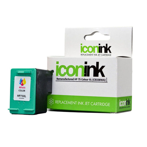 Okin IHP75 - Icon Remanufactured HP 75 Colour XL Ink Cartridge (CB338WA)