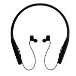EPS-1000205 - EPOS ADAPT 460 Bluetooth In-Ear Neckband UC Headset - Team.X