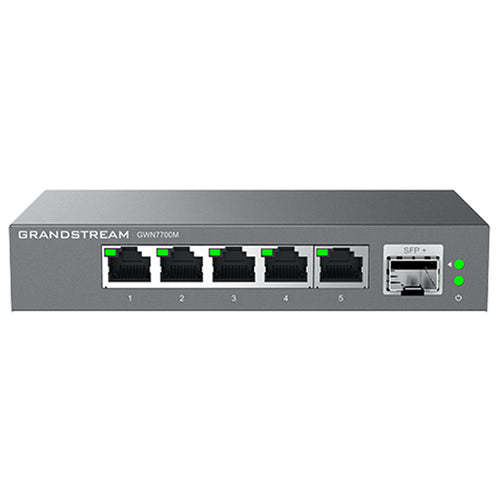 Grandstream GWN7700M 6-Port 2.5G Unmanaged Switch 10G SFP+ x1 / 2.5 GbE x5